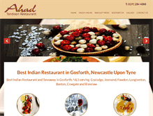 Tablet Screenshot of ahadtandoori.co.uk